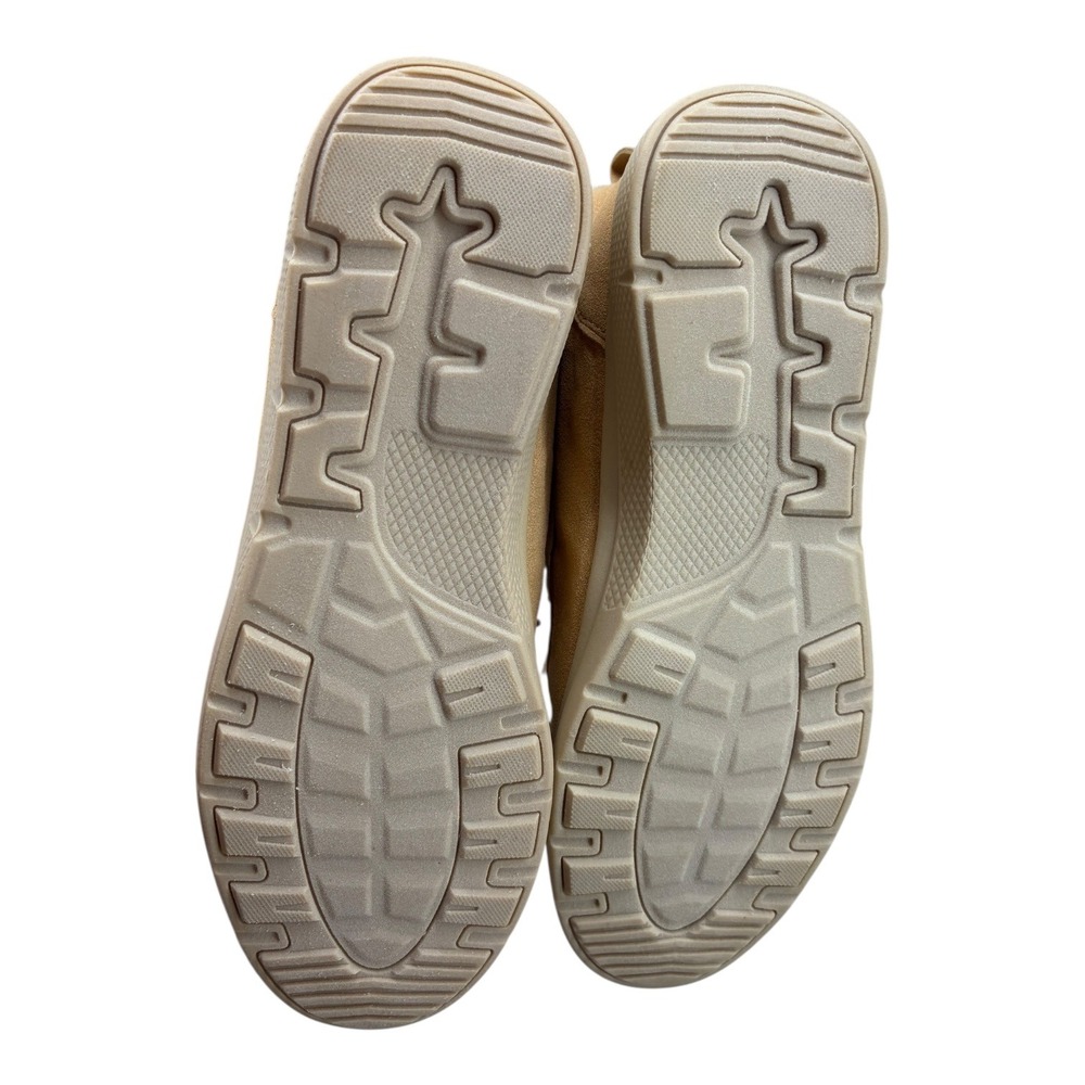 JBU Jambu Freeze Tan FauxShearling LaceUp Booties Lightweight Traction 10M NIB - Picture 6 of 10